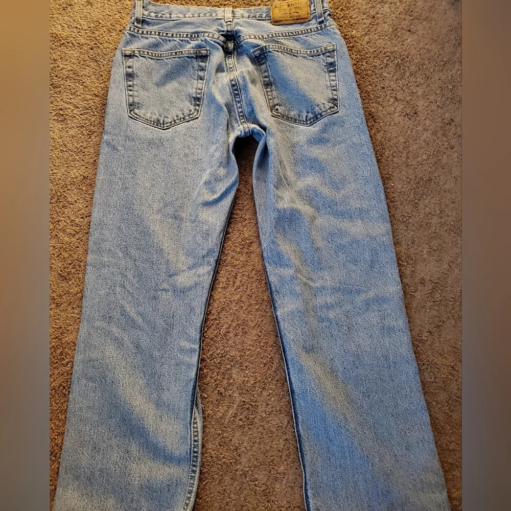 LEVI'S Authentics Regular Blue Denim Jeans Men W 32 L 30 - Picture 4 of 5